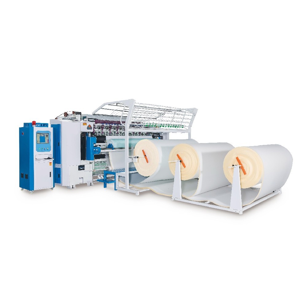 Non-shuttle fully automatic high-efficiency multi-needle machine