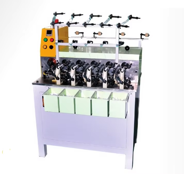 The new dual-end winding machine delivers high-efficiency output.