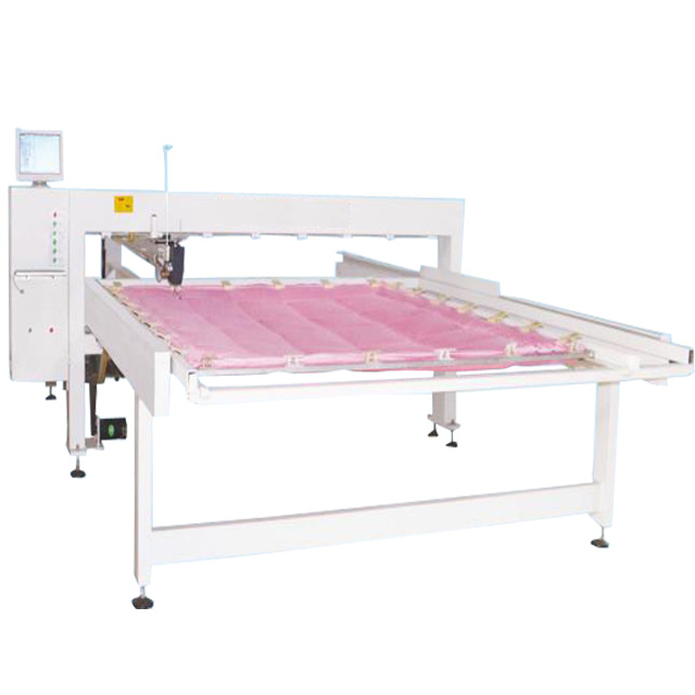 industrial head movable mattress computerized long arm quilt designs single needle quilting machine